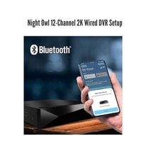 Night Owl 12-Channel 2K Wired DVR Setup