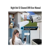 Night Owl 12 Channel DVR User Manual