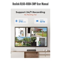 Reolink RLK8-410B4-5MP User Manual