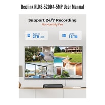 Reolink RLK8-520D4-5MP User Manual