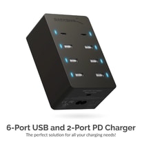 Sabrent 100W 8-Port Operation Manual