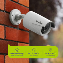 SANNCE 8CH 5MP 4K PoE 4 Cam User Manual