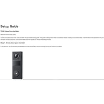 Tapo TD20 Video Doorbell User Manual