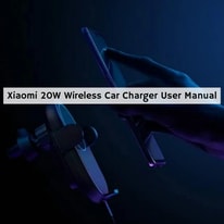 Xiaomi 20W Wireless Car Charger User Manual