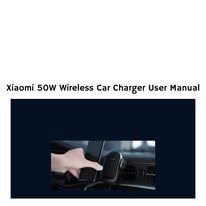 Xiaomi 50W Wireless Car Charger User Manual