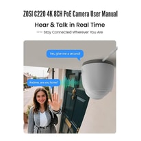 ZOSI C220 4K 8CH PoE Camera User Manual