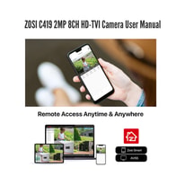 ZOSI C419 2MP 8CH HD-TVI Camera User Manual