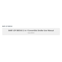 Let&rsquo;s Get Started with BABY JOY 2 in 1 Convertible Stroller!
