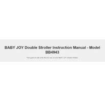 BABY JOY Foldable Twin Setup & User Guide