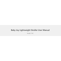 BABY JOY Lightweight Compact Setup & User Guide