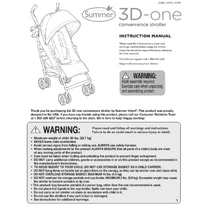 Your Summer Infant 3D One Assistance Guide