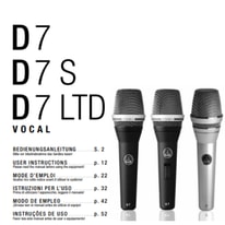 AKG D7 User Guide