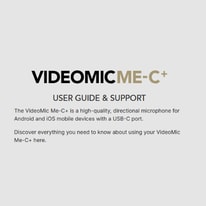 Rode VideoMic Me-C+ User Manual
