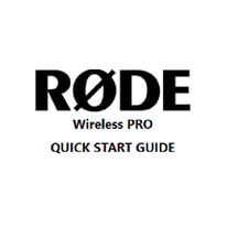 Rode Wireless PRO User Guide