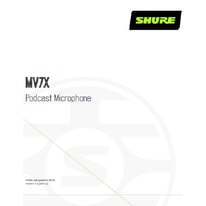 Shure MV7X User Guide