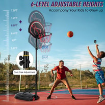 Goplus Portable 6.9-8.9 FT Instruction Guide