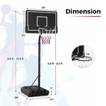 Goplus Portable Outdoor 6.9-8.5 FT User Manual