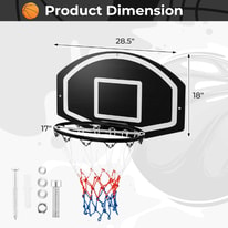Goplus Wall Mount 28.5" x 18" Instruction Guide