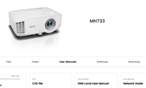 BenQ MH733 - Complete Guide & Manual