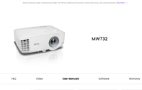BenQ MW732 - User Manual & Guidance