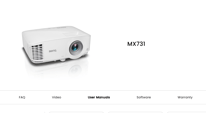 BenQ MX731 - Complete Manual & Guidance