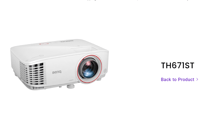 BenQ TH671ST - User Manual & Guidance