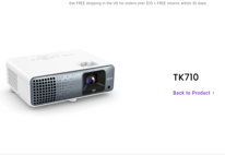 BenQ TK710 - User Manual & Guidance