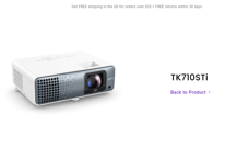 BenQ TK710STi - User Manual & Guidance