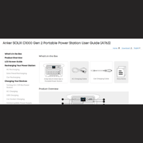 Quick Start Guide: Anker SOLIX C1000 Gen 2