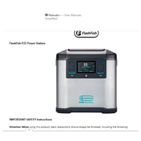 User Manual Guide: FlashFish Gofort P25