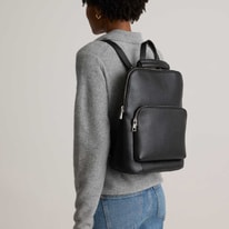 All About Quince Italian Leather Backpack