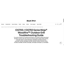 Ninja Woodfire Troubleshooting