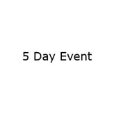 5 Day Event coupon codes