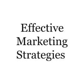 Effective Marketing Strategies coupon codes