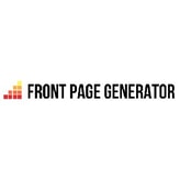 Front Page Generator coupon codes