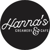 Hannas Creamery & Cafe coupon codes