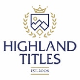 Highland Titles coupon codes