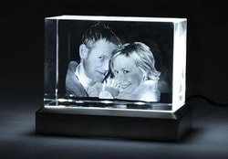 Foto in glas