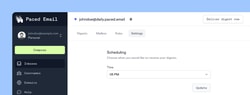 Paced Email