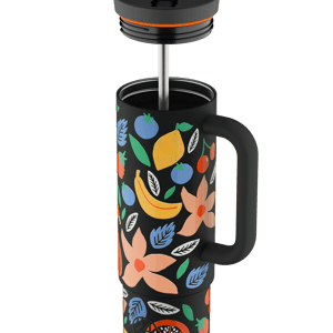 24Bottles Straw Cup Tropical Noir 800 ml