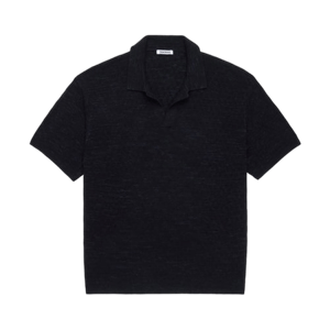 3sixteen Knit Polo Vintage Black Boxweave