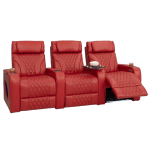 4Seating Luminis Zero Gravity Home Theater Seating with Heat & Massage