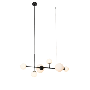 Lampandlight Modern Pendant Light Black