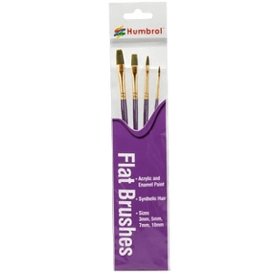 Humbrol Flat Brush Pack