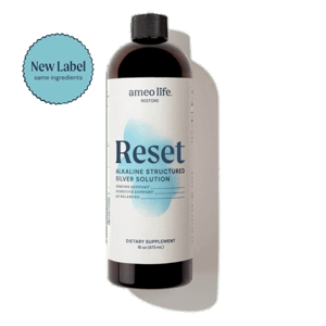Ameo Life Reset 16oz Alkaline Structured Silver