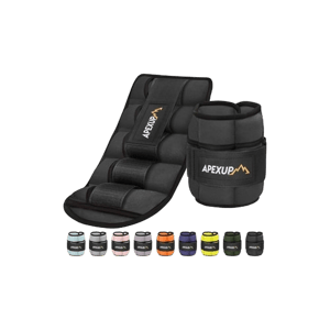 APEXUP 10 lbs/Pair Adjustable Ankle Weights