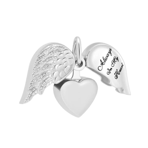 Aramat Jewels Steel Ash Pendant Heart
