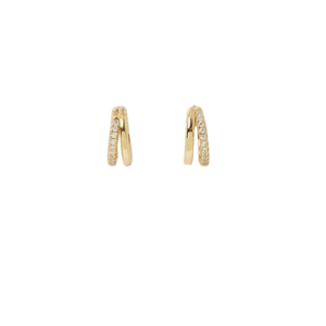 Arms Of Eve Winnie Gold Huggie Earrings
