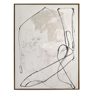 Artexplore White Minimalist Painting