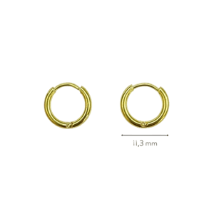 Atolea Jewelery Tiny Huggie Hoops 